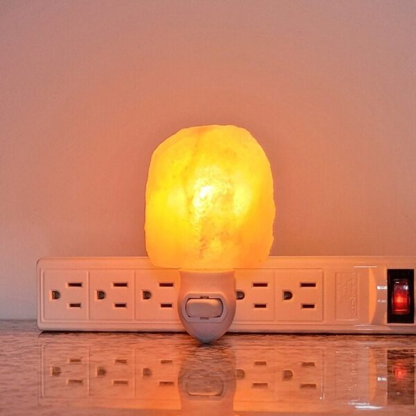 Pink Himalayan Salt Night Light 7